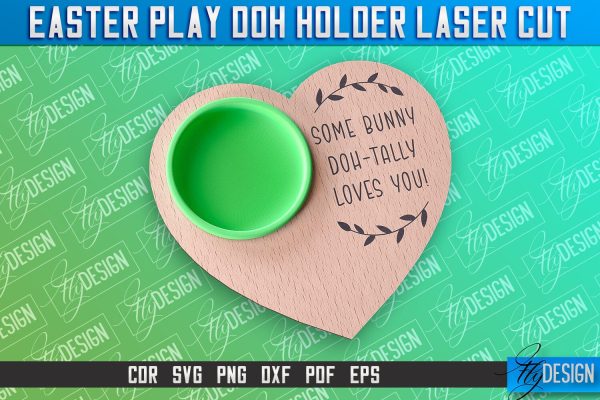 Easter Play Doh Holder Design | Easter Design | CNC File Hot on Sale