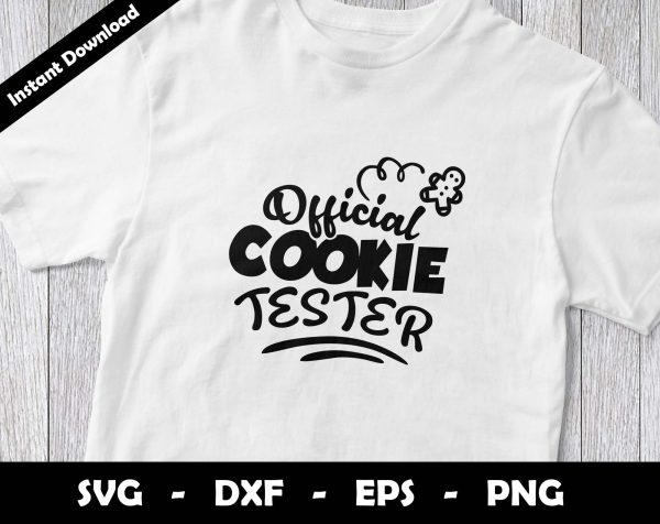 Official Cookie Tester SVG Cut File, Christmas SVG Design For Cheap