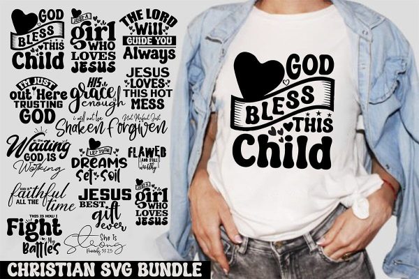 Christian SVG Bundle, Jesus SVG Bundle Fashion