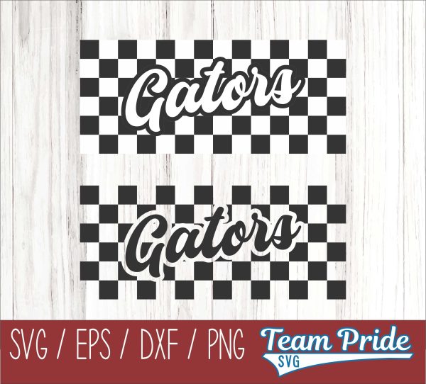 Gators Retro Team Design SVG Digital Download Printable - SVG, EPS, DXF, PNG For Discount