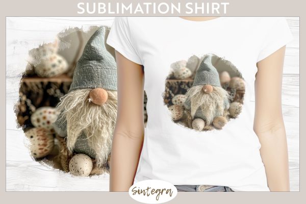 Easter Gnome v4 T-shirt Sublimation For Cheap