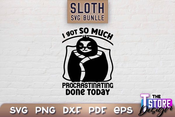 Sloth SVG Design | Lazy Design SVG | SVG File Hot on Sale
