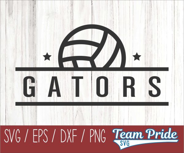 Gators Volleyball SVG Digital Download Printable - SVG, EPS, DXF, PNG 2 Sale