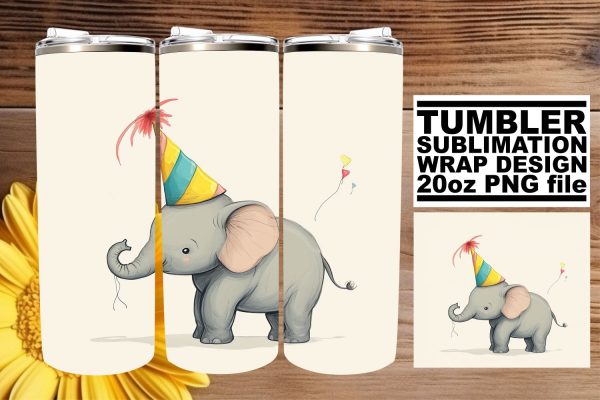 Festive Safari Celebration: Sublimation Tumbler Wrap Cheap