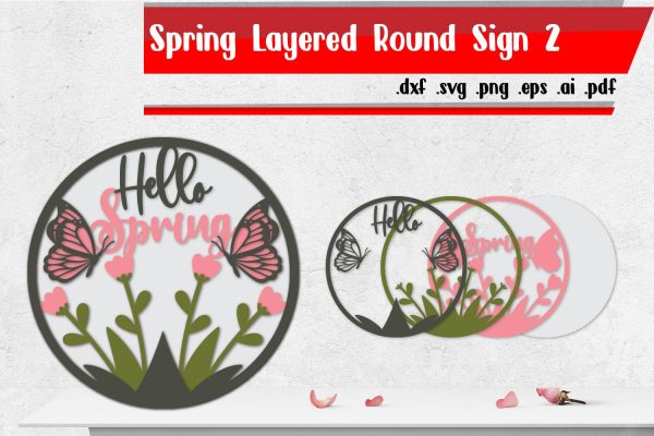 Spring Layered Round Sign 2 Fashion