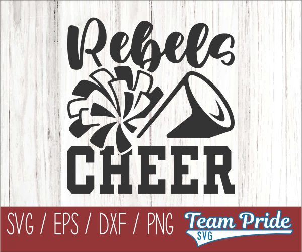Rebels Cheer SVG Digital Download Printable - SVG, EPS, DXF, PNG Online now