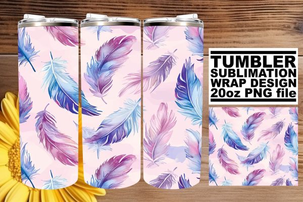 Spectrum Feather Fiesta Tumbler Art 20oz Discount