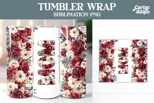 Tumbler Sublimation Wrap, Mom Tumbler Wrap Online Sale