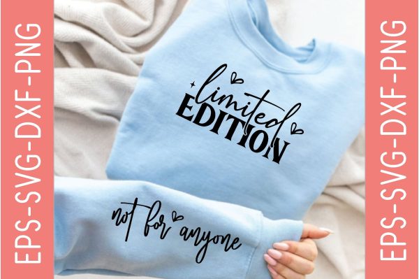 Limited Edition, Sleeve SVG Bundle, Quotes Design Online