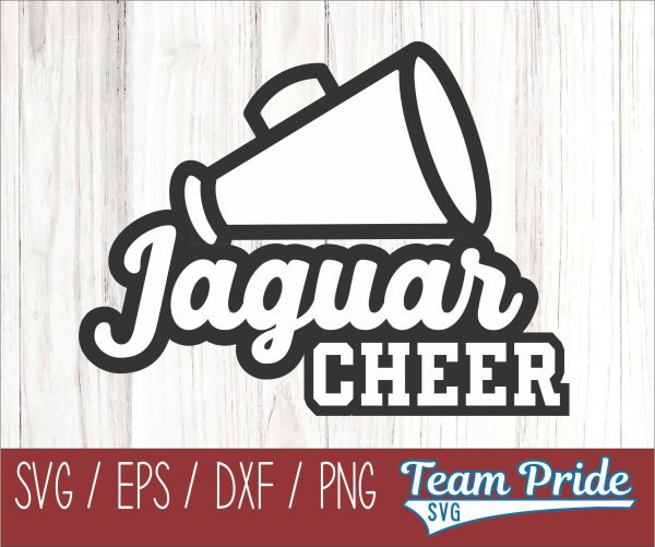 Jaguars Cheer SVG Printable Digital Download SVG, EPS, DXF, PNG 3 Sale