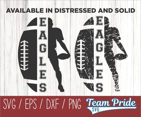 Eagles Football SVG Digital Download Printable - SVG, EPS, DXF, PNG For Discount