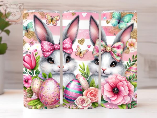 Bunny Ears 20oz Tumbler Png, Easter Bunny png, Sublimation Design, Easter Bunny Tumbler Png, Digital Download PNG Supply