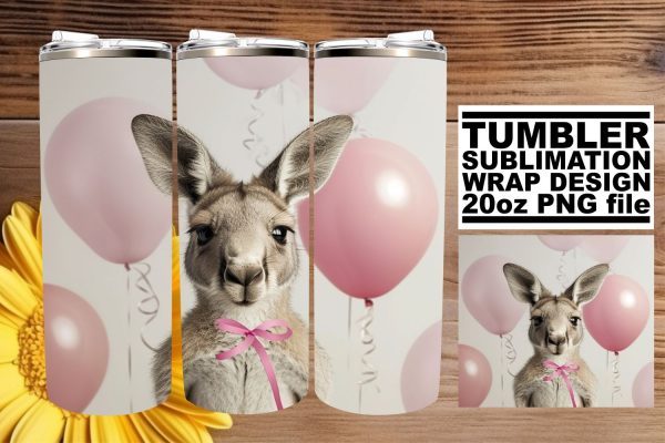 Joyful Animal Celebration: Watercolor Tumbler Design Discount