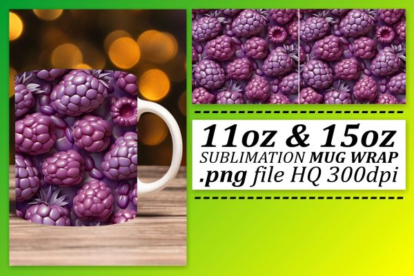 Exotic Escape Mug Art: Sublimated Citrus Fun Hot on Sale
