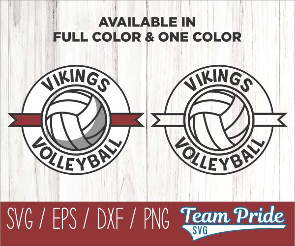 Vikings Volleyball SVG Digital Download Printable - SVG, EPS, DXF, PNG For Cheap