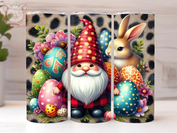 Gnome Happy Easter Day 20oz Tumbler Png, Gnome  png, Sublimation Design, Easter Bunny Tumbler Png, Digital Download PNG Online now