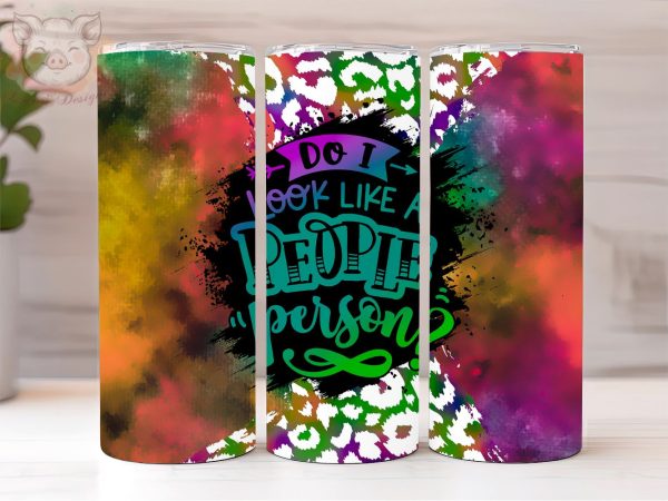 Rainbow Leopard 20oz Tumbler Png, Introverted png, Sublimation Design, Personality Tumbler Png, Digital Download PNG For Sale