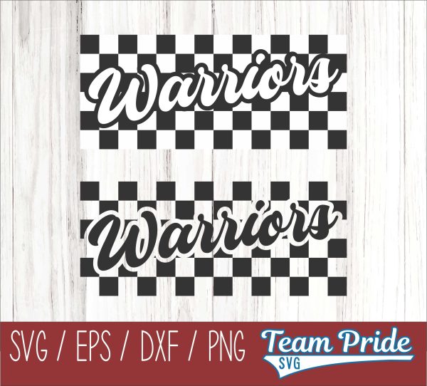 Warriors Retro Team Design SVG Digital Download Printable - SVG, EPS, DXF, PNG Hot on Sale