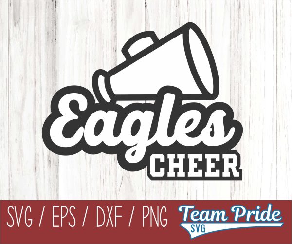 Eagles Cheer SVG Digital Download Printable - SVG, EPS, DXF, PNG Online Sale