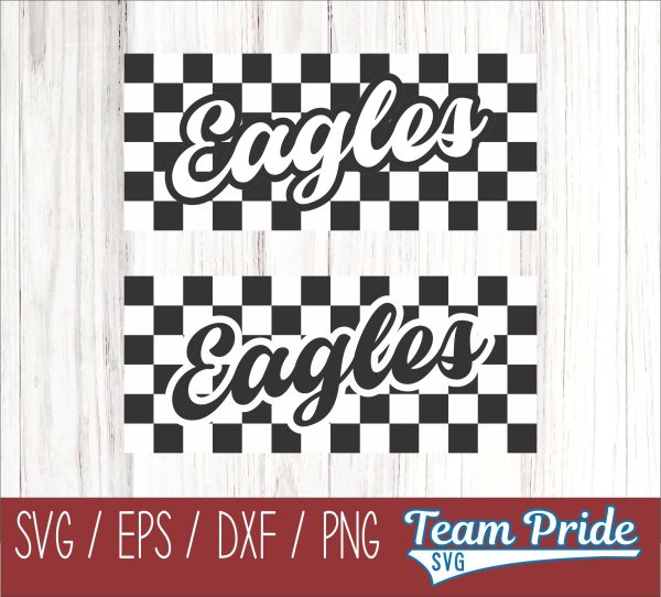 Eagles Retro Team Design SVG Digital Download Printable - SVG, EPS, DXF, PNG Sale