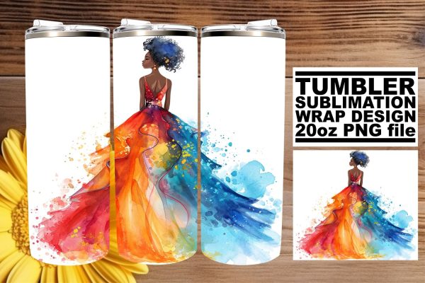 Romantic Watercolor Wedding Tumbler Wrap: Love Infusion 20oz Online Hot Sale