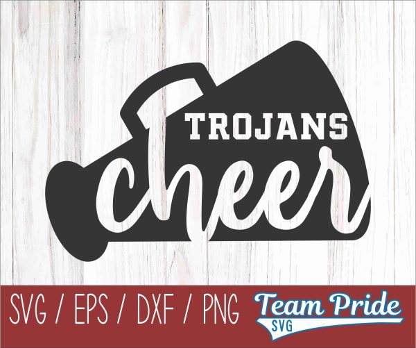 Trojans Cheer SVG Digital Download Printable - SVG, EPS, DXF, PNG 2 Hot on Sale