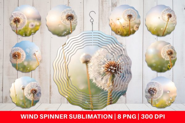 Wind Spinner Dandelion Flower on Sale