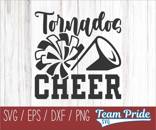 Tornados Cheer SVG Digital Download Printable - SVG, EPS, DXF, PNG Online