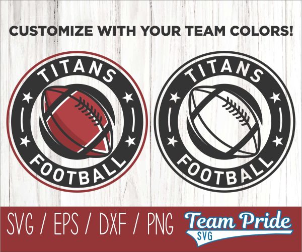 Titans Football SVG Digital Download Printable - SVG, EPS, DXF, PNG 5 Fashion