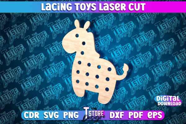 Lacing Toys Laser Cut | Toys Laser Cut Design | CNC Files Online