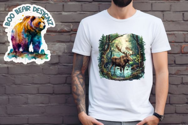 Wilderness Moose Clipart For Discount