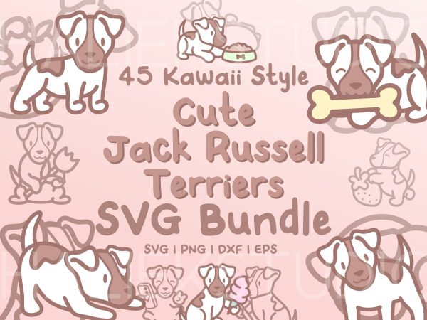 Jack Russell Terriers SVG Design Set Cheap
