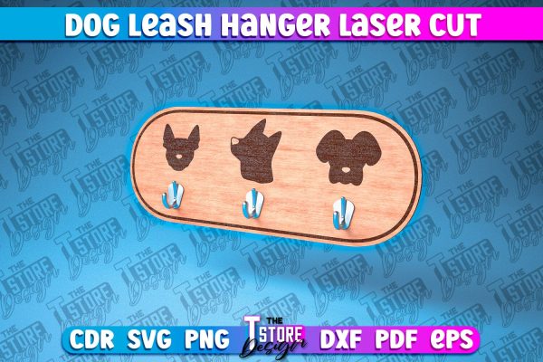 og Leash Hanger Laser Cut | Laser Cut File | CNC Files Online now