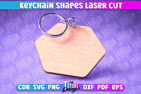 Keychain Shapes Laser Cut | Keychain Laser Cut Design | CNC Files Online now