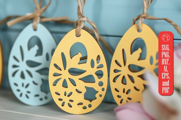 Easter Basket Tag laser cut SVG Fashion