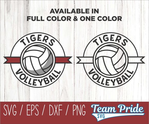 Tigers Volleyball SVG Digital Download Printable - SVG, EPS, DXF, PNG Cheap