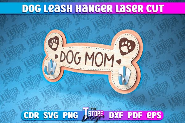 Dog Leash Hanger Laser Cut | Laser Cut File | CNC Files on Sale