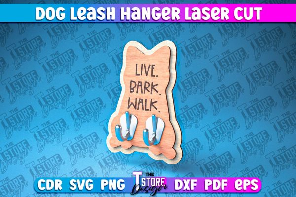 Dog Leash Hanger Laser Cut | Laser Cut File | CNC Files Hot on Sale