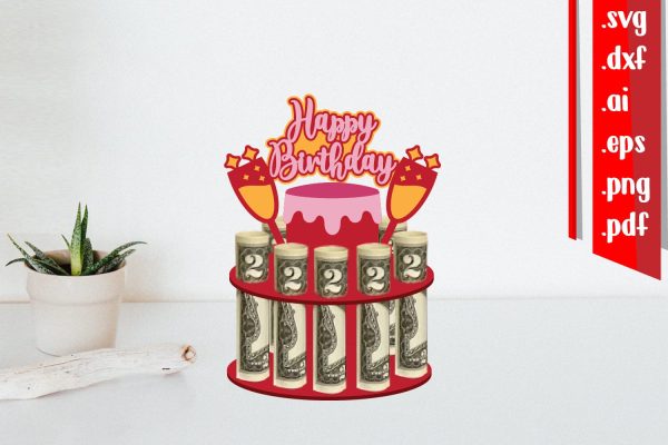 Happy Birthday Money Cake Online Sale