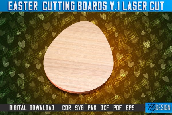 Easter Cutting Boards | Bunny Laser Cut | Easter Design v.1 Online Sale
