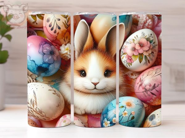 Easter Bunny  20oz Tumbler Png, Sublimation Design, Happy Easter Day Tumbler Png, Digital Download PNG Fashion