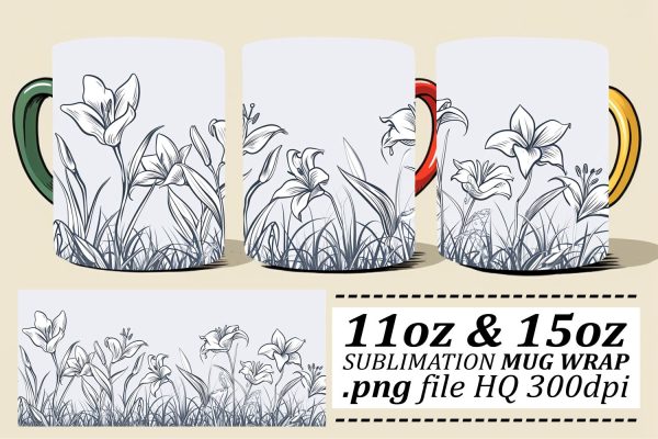 Blossoming Garden Retreat Mug Sublimation Discount