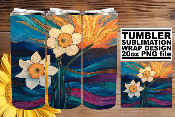 Old-fashioned Blossom Beauty: Sublimation 20oz Tumbler Wrap Hot on Sale