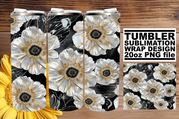 Vibrant Petals Tumbler Wrap: Spring Blossom For Sale