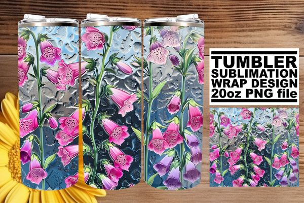 Vibrant Spring Blooms Tumbler Wrap: Petal Parade Fashion