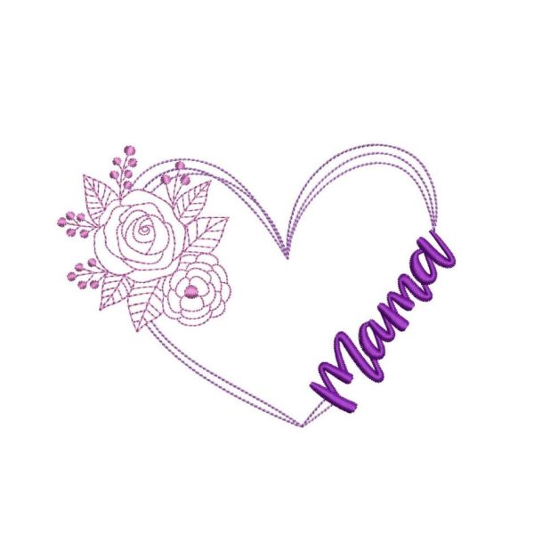 Mother s Day Embroidery Design, Gift for Mom Embroidery File, 4 sizes, Instant Download Online Hot Sale