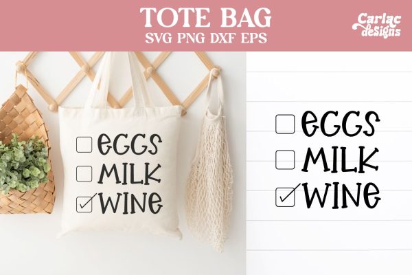 Tote Bag SVG and Sublimation For Sale