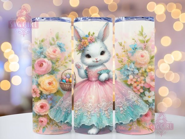 Cute Easter Bunny Butterfly 20oz Tumbler Wrap Sublimation Design, Happy Easter Tumbler Wrap, Instant Digital Download Online Sale