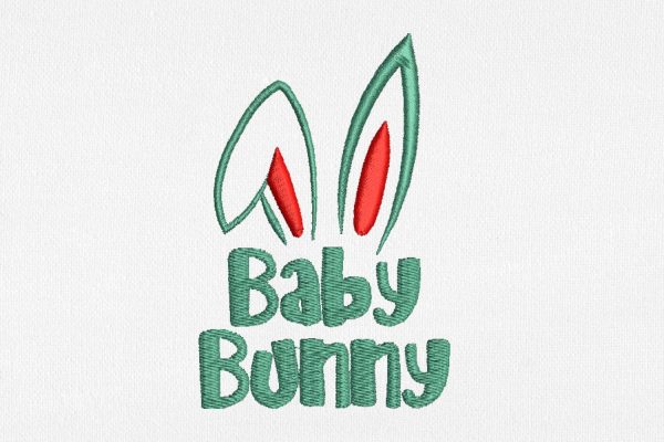 Easter Baby Bunny for Machine Embroidery on Sale