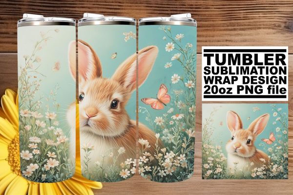 Joyful Spring Bunny-themed Tumblers Online